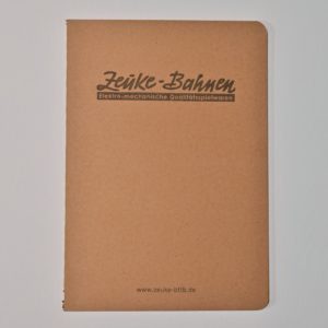 Notizheft kariert, Gravur "Zeuke"